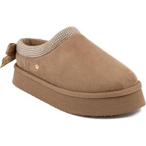 Women's Faux Fur Mule Slippers Plush Indoor Outdoor House Shoe Size 9